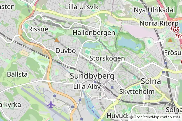 Mapa Sundbyberg