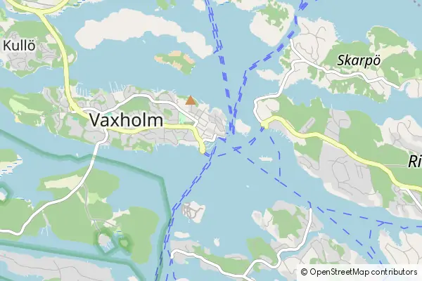 Mapa Vaxholm