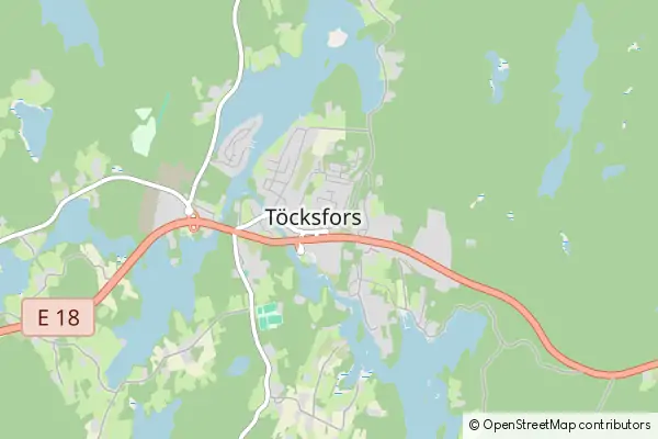 Mapa Töcksfors