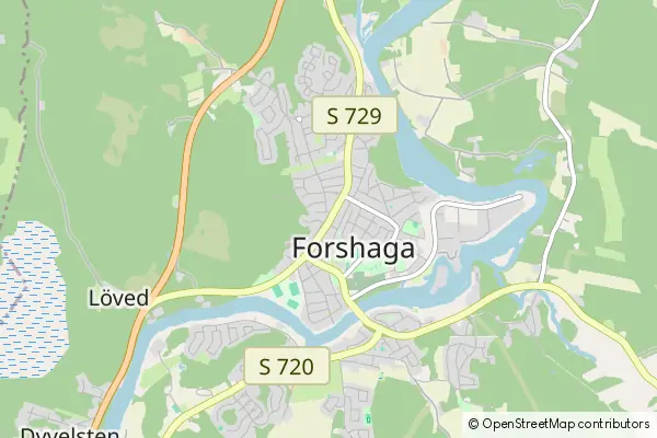 Mapa Forshaga