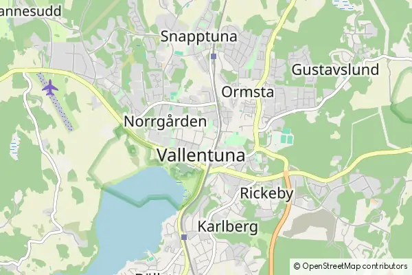 Mapa Vallentuna