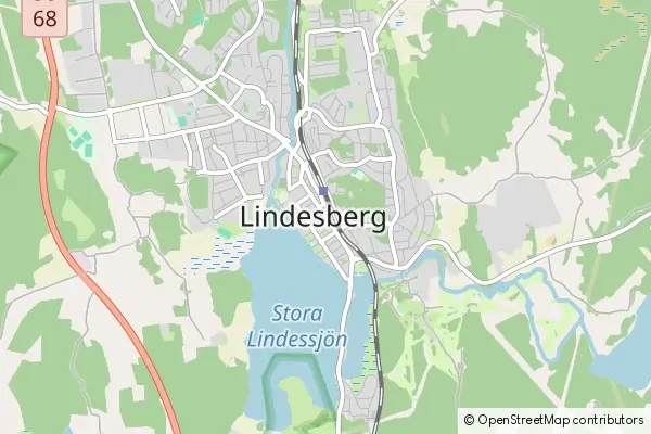 Mapa Lindesberg