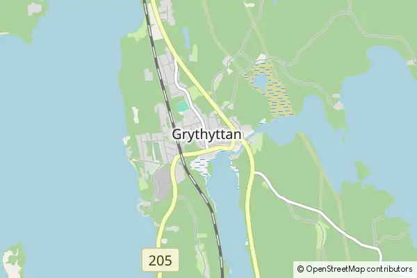 Mapa Grythyttan