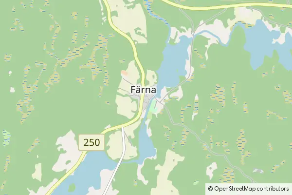 Mapa Färna