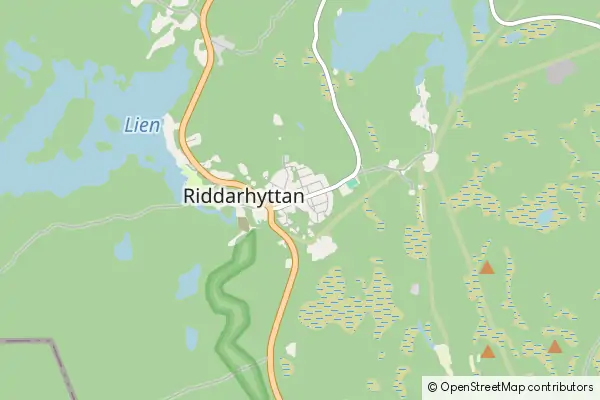 Mapa Riddarhyttan