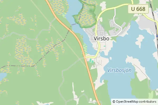 Mapa Virsbo