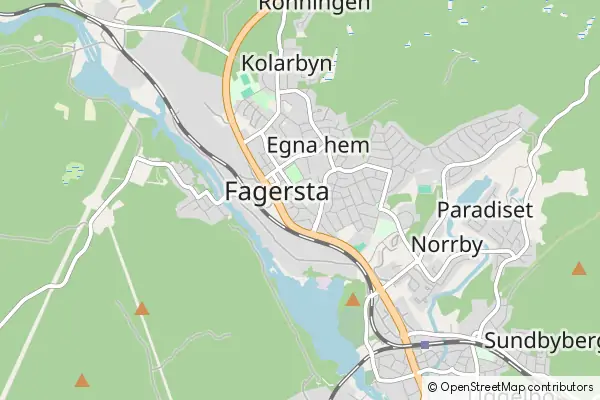 Mapa Fagersta