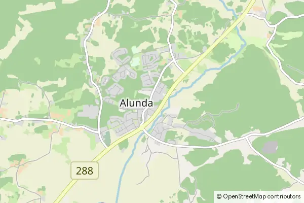 Mapa Alunda