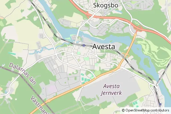 Mapa Avesta