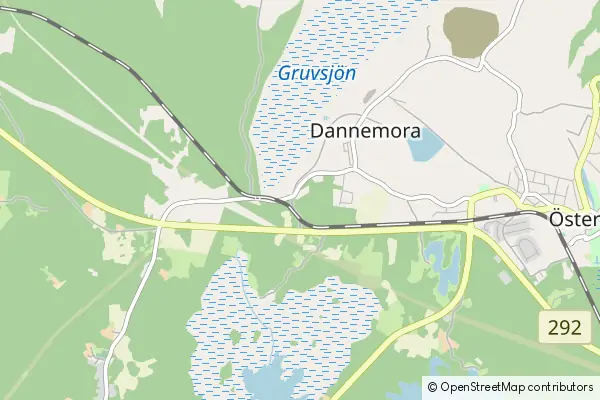 Mapa Dannemora