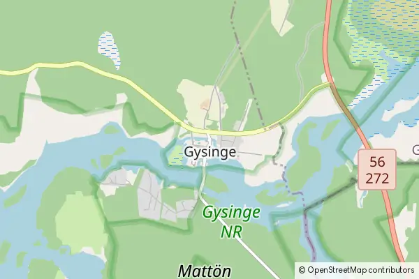 Mapa Gysinge