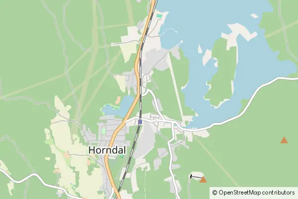 Mapa Horndal