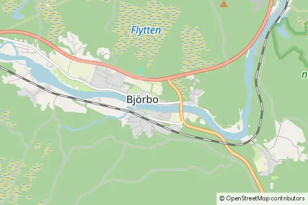 Mapa Björbo