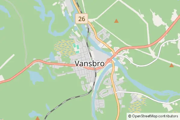 Mapa Vansbro