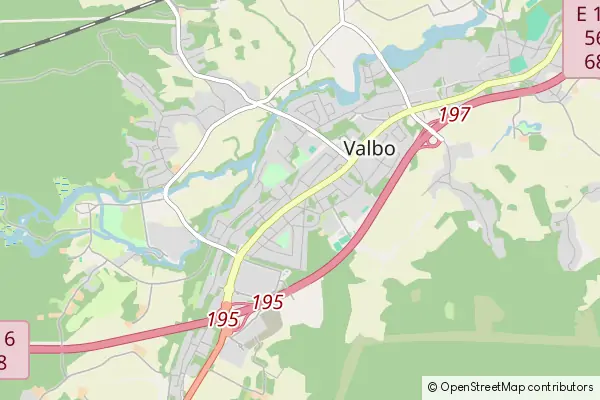 Mapa Valbo