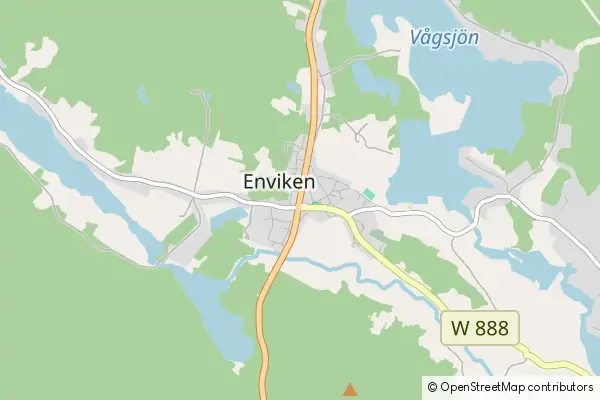 Mapa Enviken