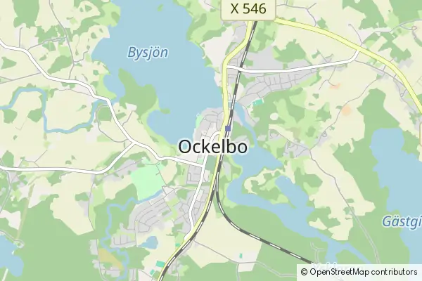 Mapa Ockelbo