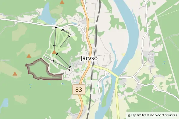 Mapa Järvsö