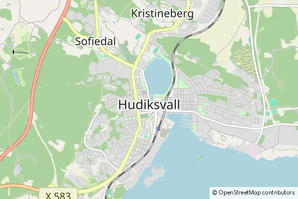 Mapa Hudiksvall