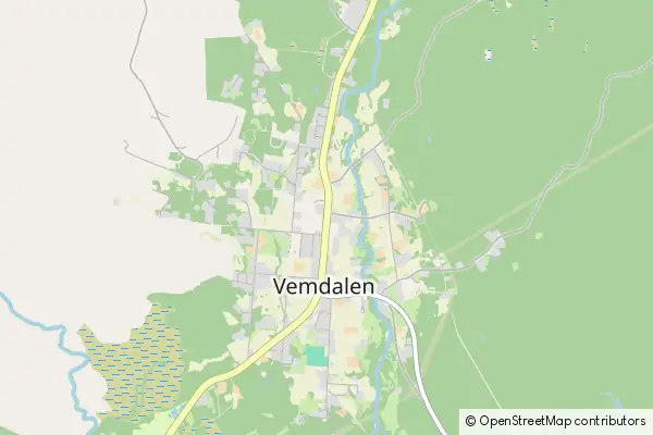 Mapa Vemdalen