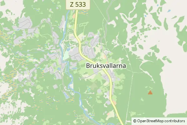 Mapa Bruksvallarna