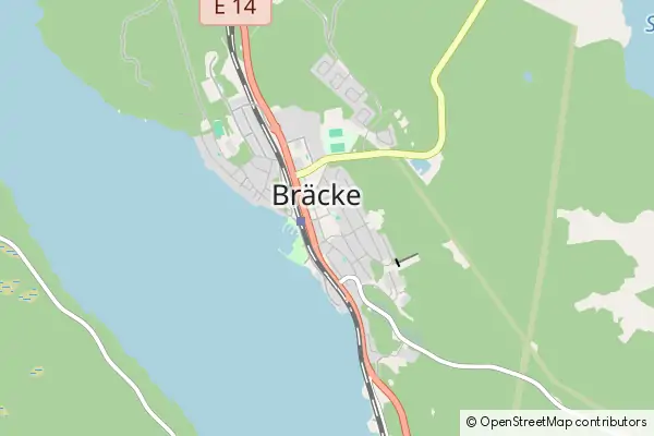 Mapa Bräcke