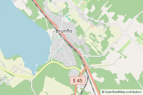 Mapa Brunflo