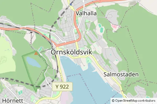 Mapa Ornskoldsvik