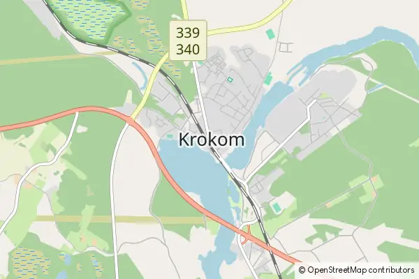 Mapa Krokom