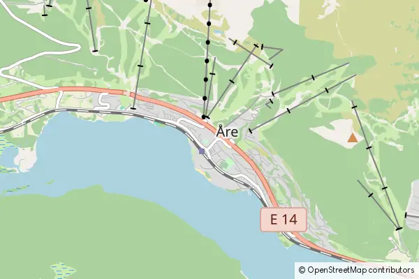 Mapa Åre