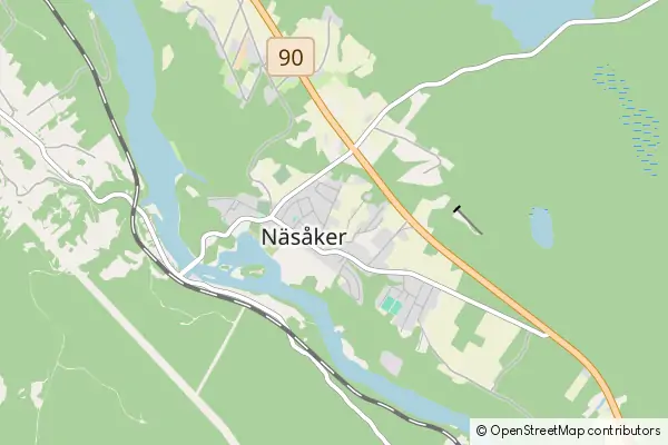 Mapa Näsåker