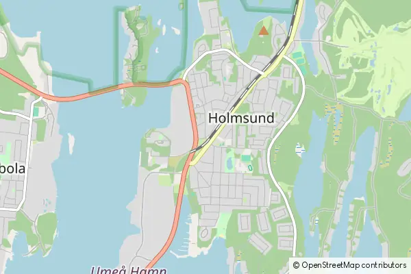 Mapa Holmsund