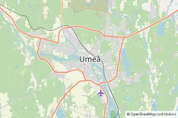 Mapa Umeå