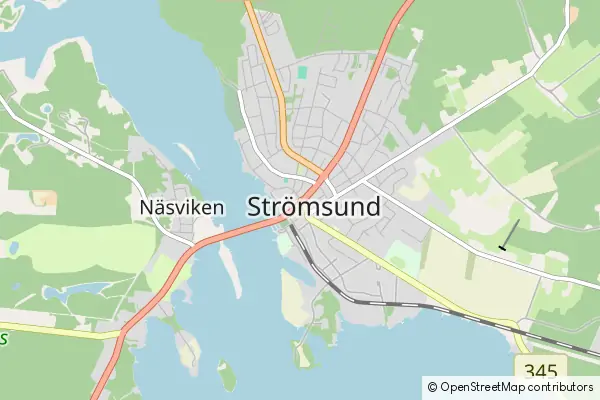 Mapa Strömsund