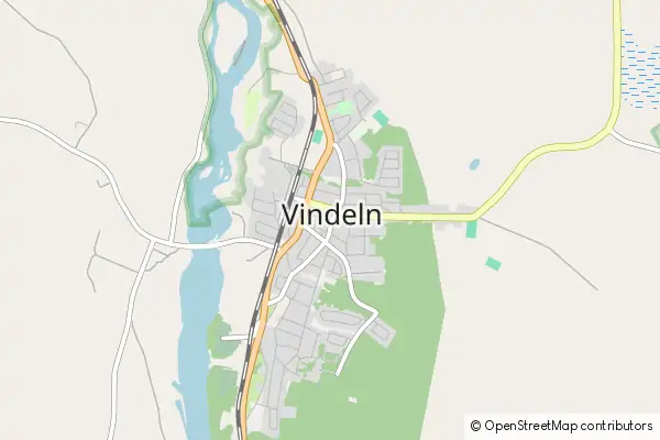 Mapa Vindeln