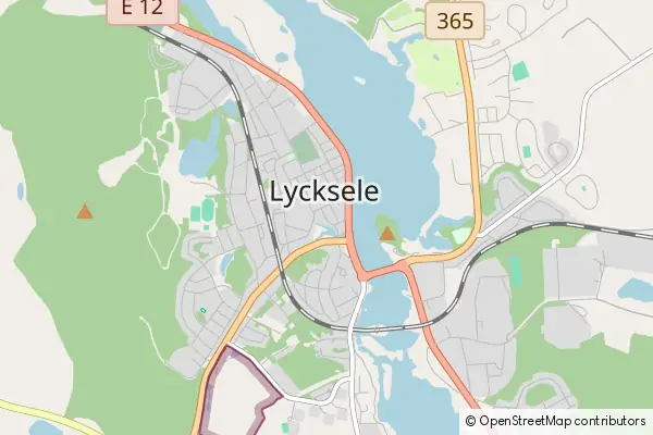 Mapa Lycksele