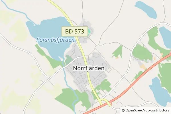 Mapa Norrfjarden