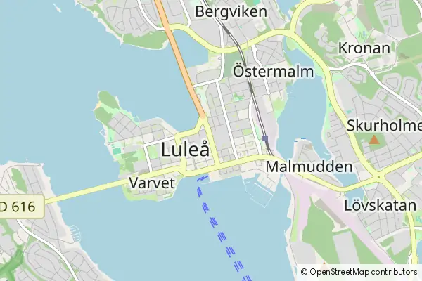 Mapa Luleå