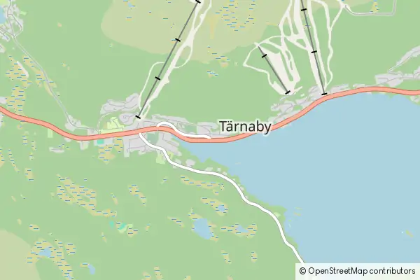 Mapa Tärnaby