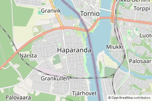 Mapa Haparanda