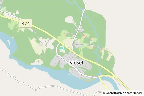 Mapa Vidsel