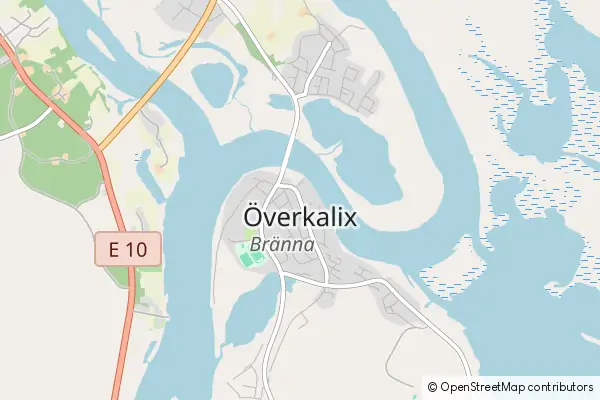 Mapa Overkalix