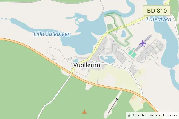 Mapa Vuollerim