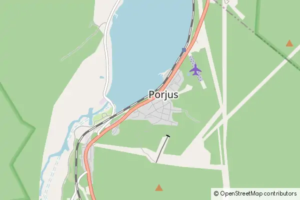 Mapa Porjus