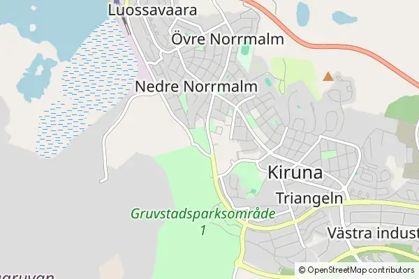 Mapa Kiruna