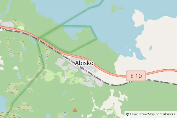 Mapa Park Narodowy Abisko