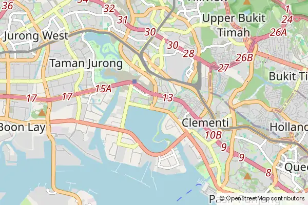 Mapa Jurong