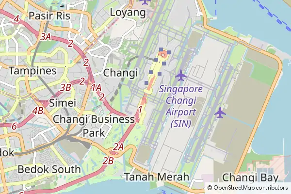 Mapa Changi