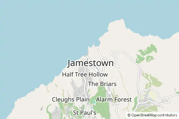 Mapa Jamestown