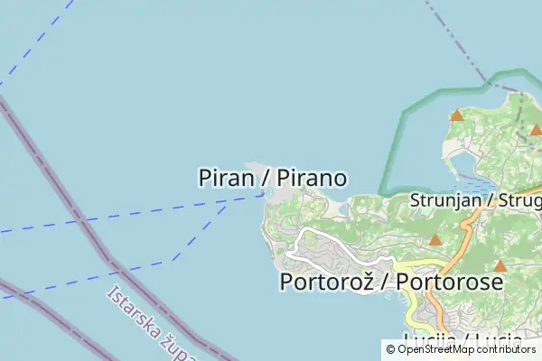 Mapa Piran